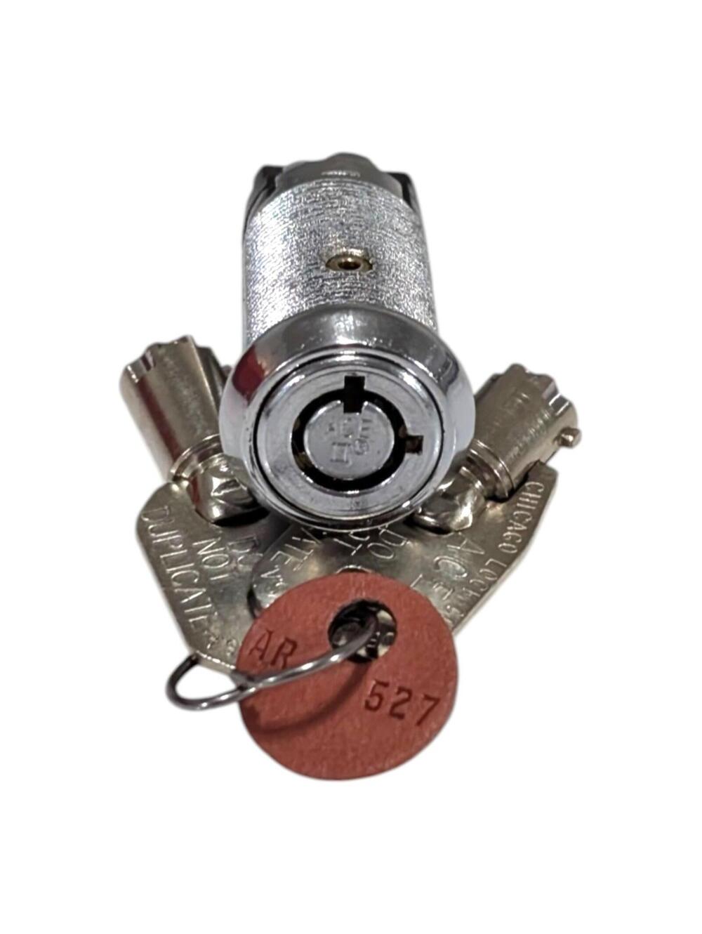 Chicago Lock Ace II Tubular Key Lock 7 Amp 125 VAC Pool Spa Key Number AR 527